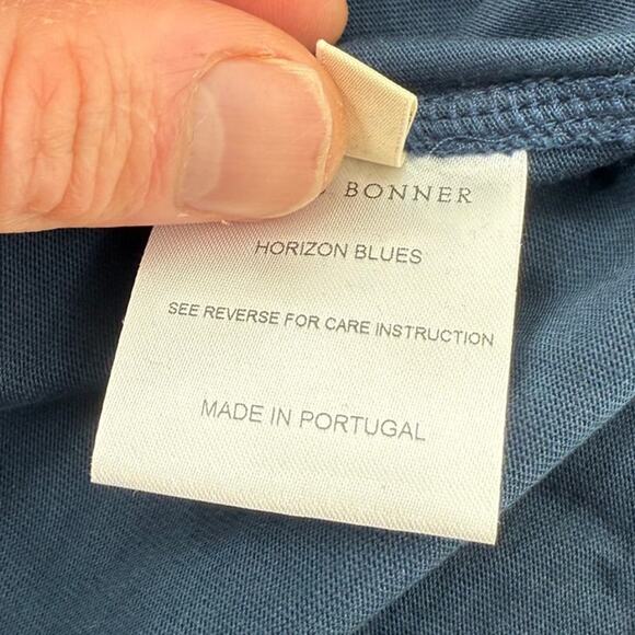 NWT Wales Bonner Men's Organic Jersey Original Tee Crew Neck Navy Blue, Medium - Picture 10 of 15